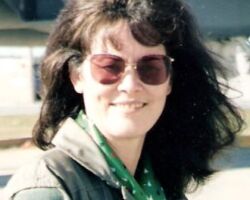 Suzanne Arthur in flight suit Suzanne Arthur in flight suit